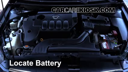 2009 Nissan Altima S 2.5L 4 Cyl. Sedan (4 Door) Battery Jumpstart